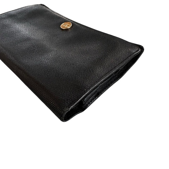 CHANEL Black Wallet with Gold Accent - Picture 7 of 15